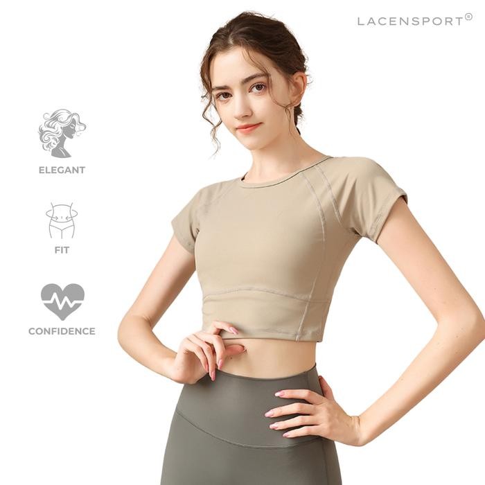 DISKON - Helen's Secret Top Kaos Baju OlahGym Yoga Wanita READY STOCK