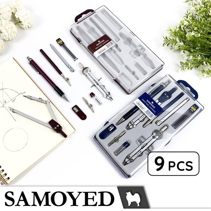 

AqibSaza Jangka / Drawing / Drafting Compass / Math Set Samoyed CPS-ZG