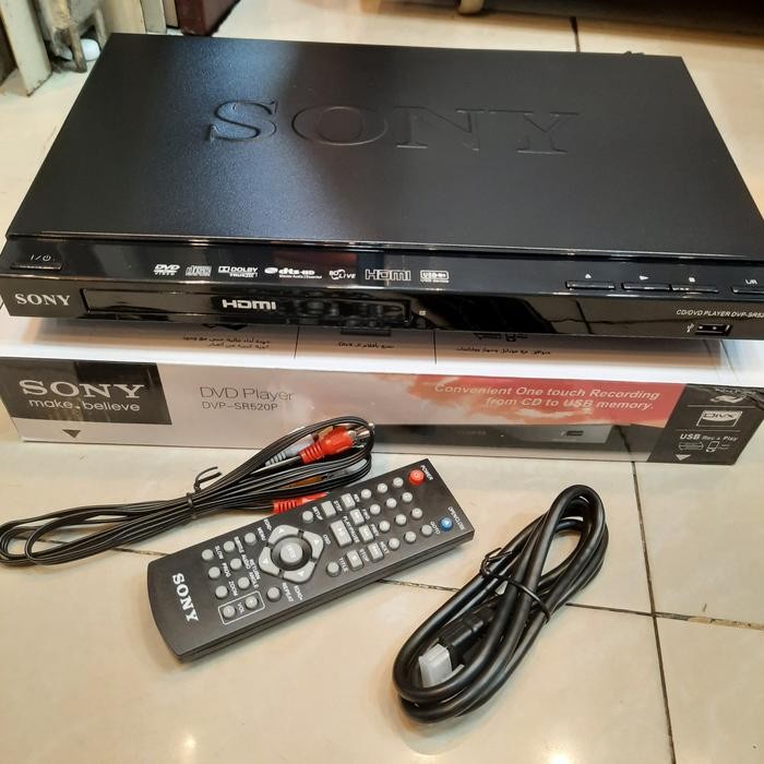 Player Dvd Sony Hdmi Dvp-Sr520P ( Dvd, Vcd, Cd, Usb )
