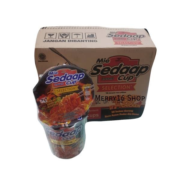 

Mie Sedaap Cup 81 gram ( isi 12 pcs)