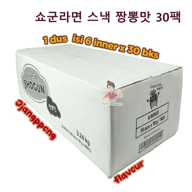 

SNACK MIE KREMES SHOGUN KAARO KOREA 1 DUS BESAR ISI 8 BOX / 1DUS JJANGPONG ISI 6 BOX