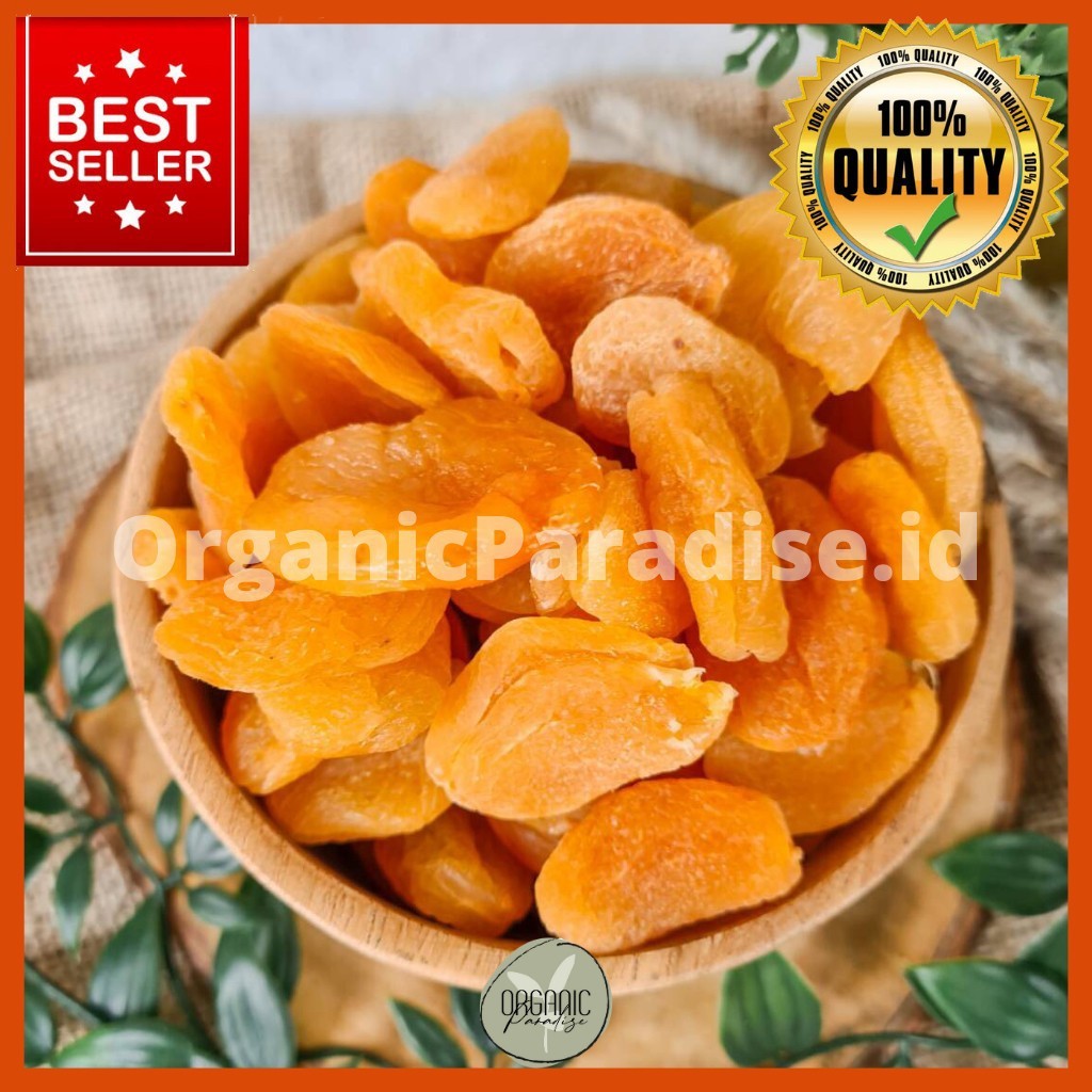 

Dried Apricot 100 gram / Apricot Kering 100 gram Premium Organic Paradise