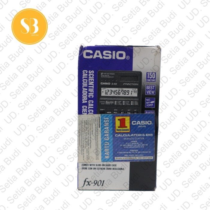 

Kalkulator Scientific Casio Fx-901 Fraction
