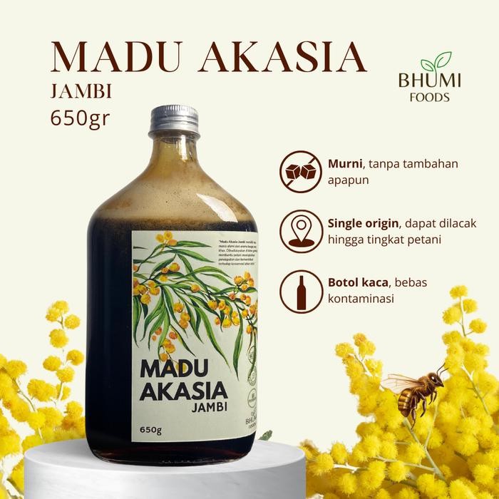 

Bhumi Foods Madu Akasia 650G Raw - Acacia Honey Raw