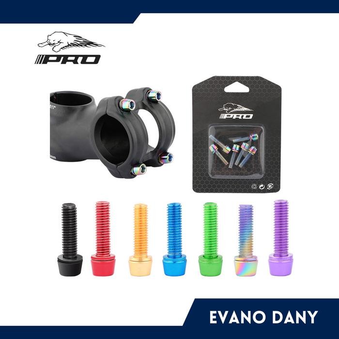 Baut Stem Sepeda Mtb M5 Bolt Rainbow Iii 18Mm