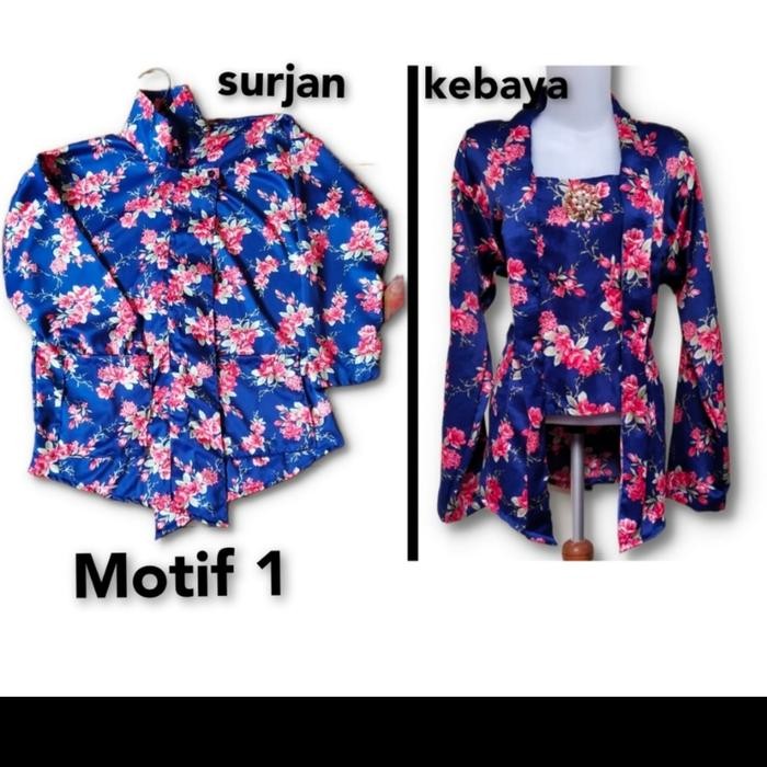 Baju Couple Surjan Kembang Asli 100%