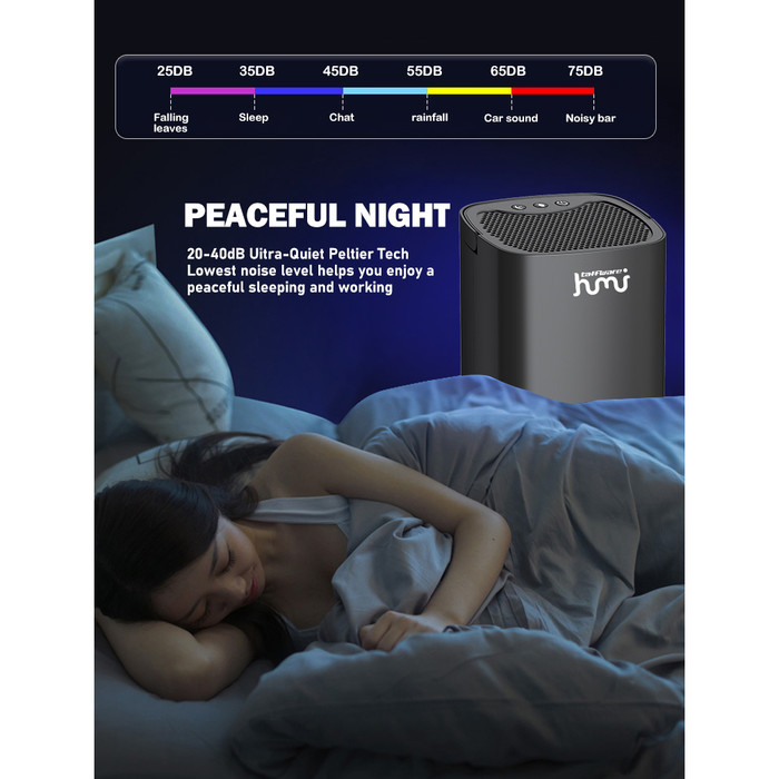 Dehumidifier 2 in 1 Moisture Absorber Anion Purification 1 L