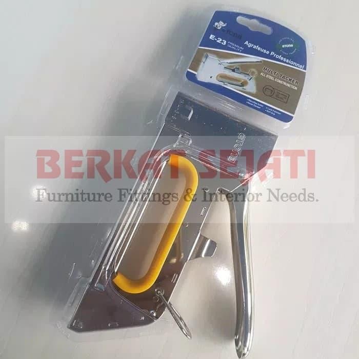 

Alat Mesin Staples Steples Stapler Tembak Gun E23 Etona Sofa Jok Motor
