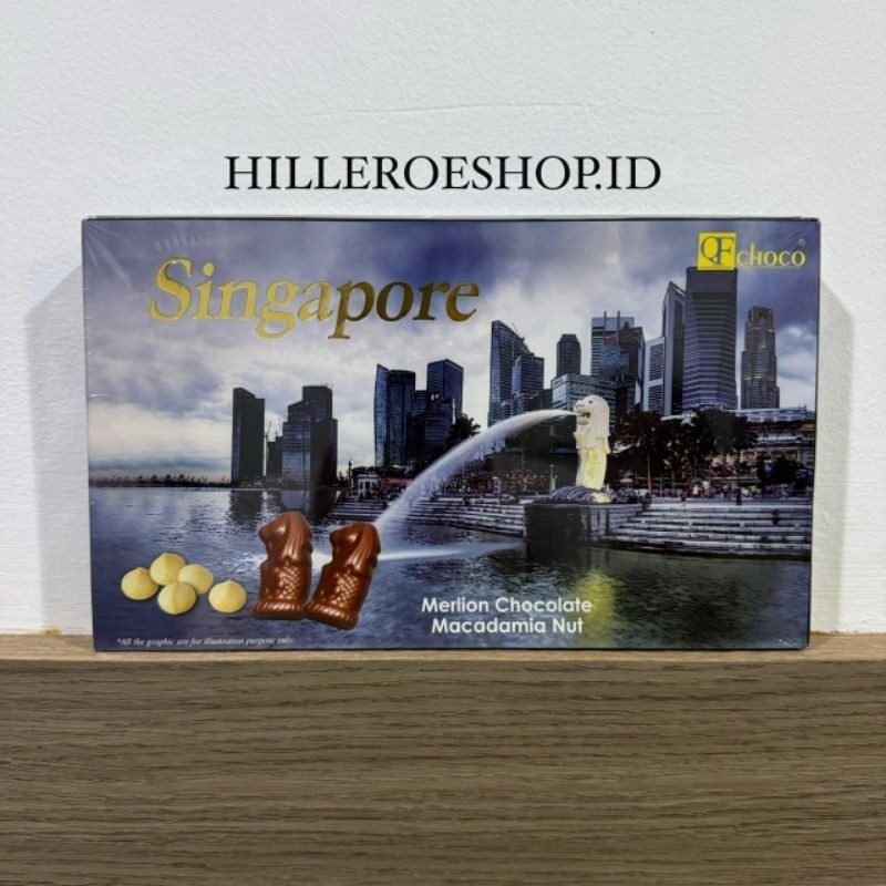 

COKLAT QF CHOCO MERLION SINGAPORE BOX 125GRAM HALAL IMPORT COKELAT ALMOND QFCHOCO MALAYSIA