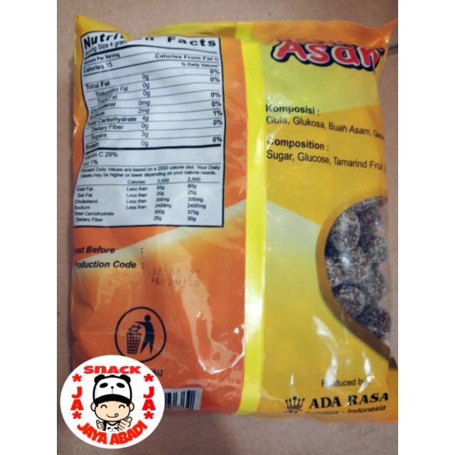 

500 GR Permen Asem Jawa/ Asem Jawa Bulet Kiloan
