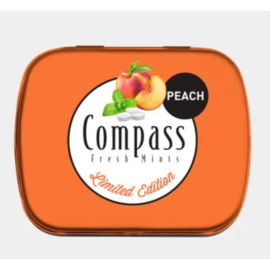 

COMPASS FRESH MINTS 14 GR SUGAR FREE MINT CANDY PERMEN VEGAN