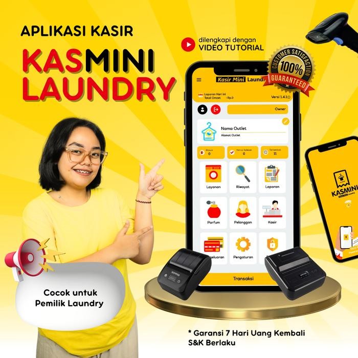 Siap- Aplikasi Kasir Android Pencetak Struk Laundry - KASMINI LAUNDRY