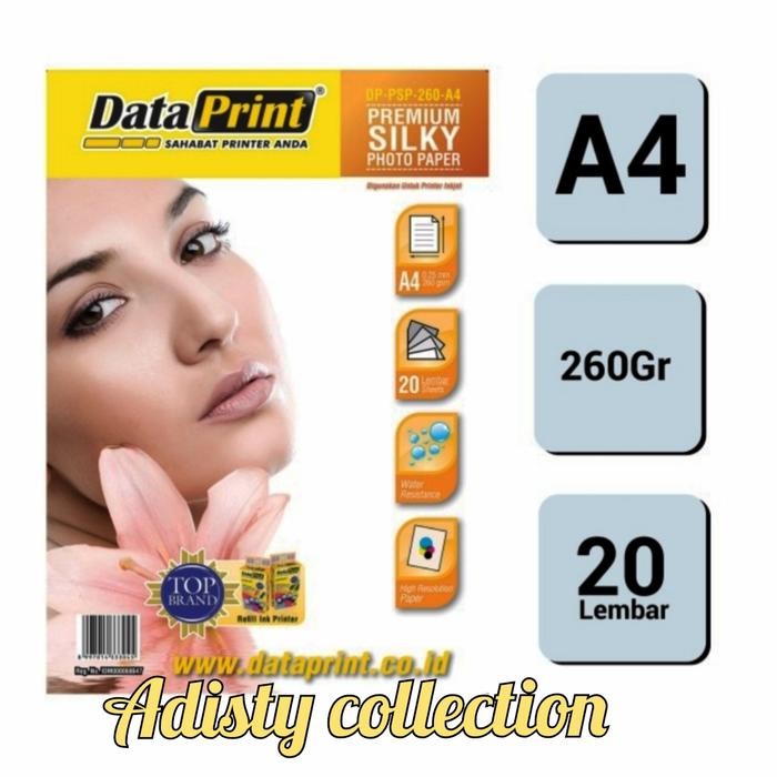 

KERTAS FOTO DATAPRINT A4 260GSM PREMIUM SILKY /PACK