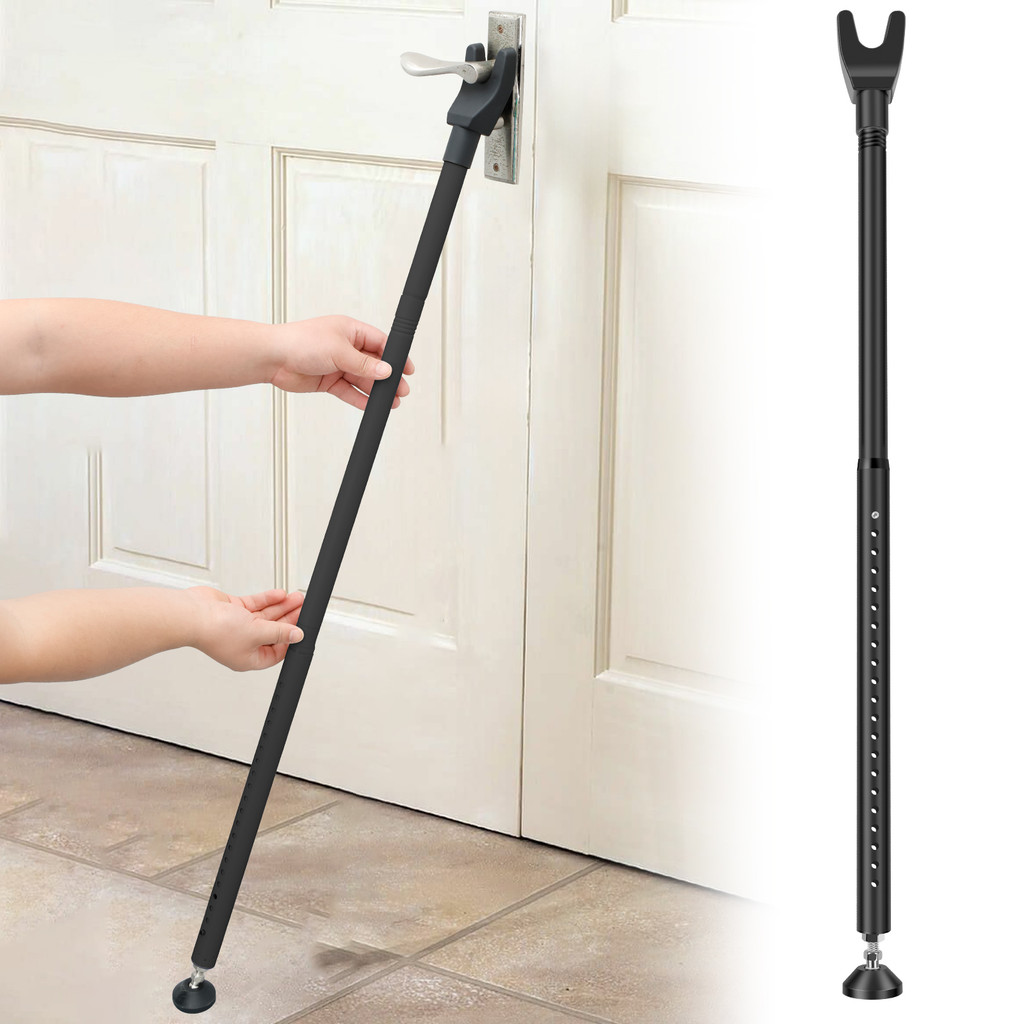 BEST Door Security Bar 44-55 Inch Adjustable Door Security Bar Home Security Door Stopper Door Secur