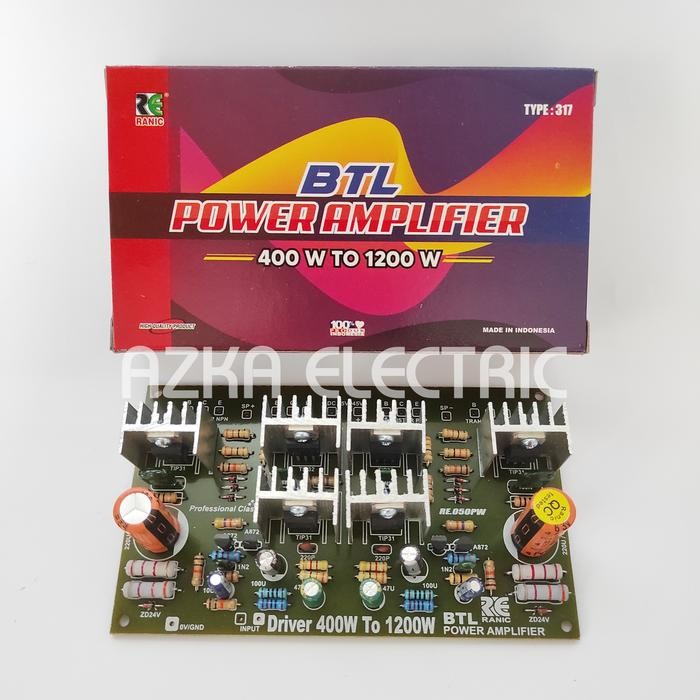 Mantap- Kit Driver Power Amplifier BTL