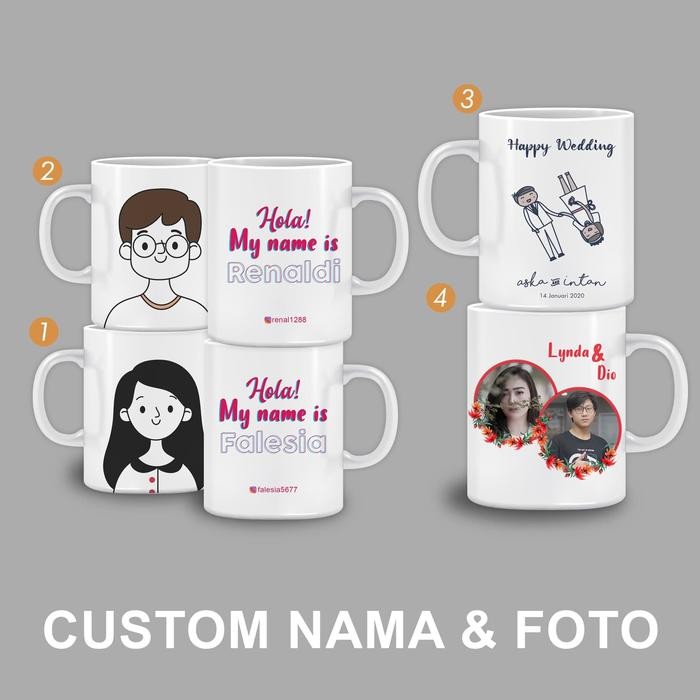 BnYkPilih- Mug Magic Custom Mug Magic Mug Bunglon