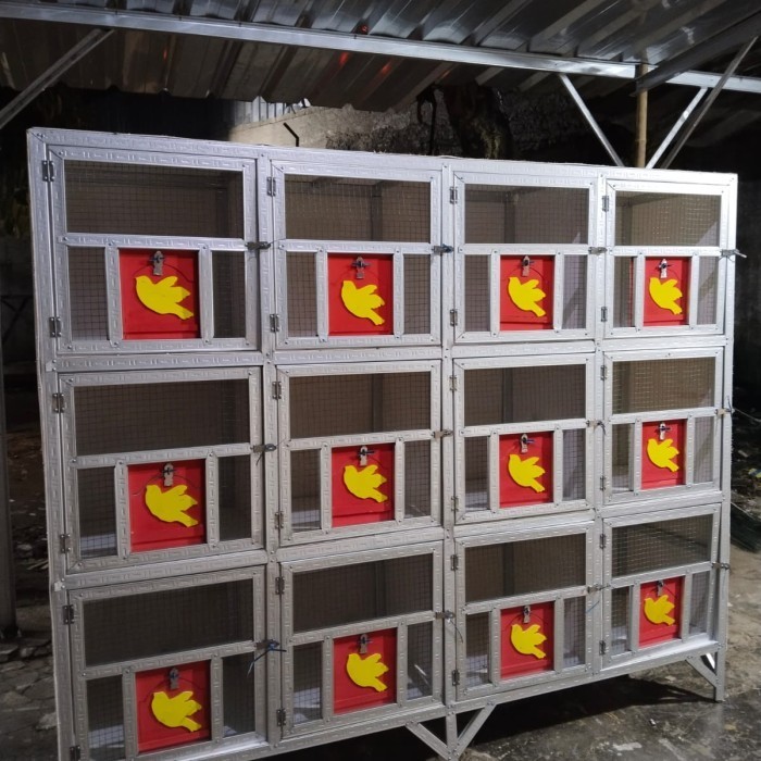 kandang burung merpati dara / kandang macan gupon bupon 12 pintu