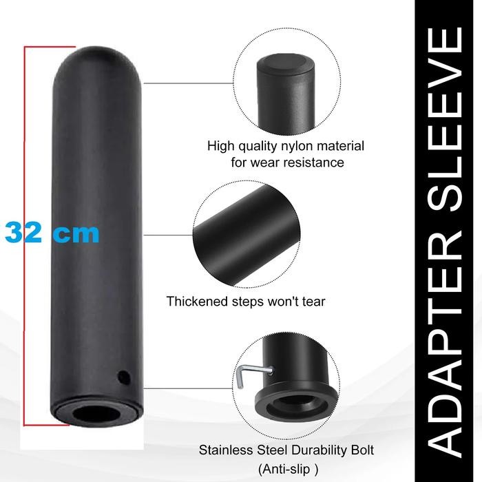 Barbel Bar Adapter Sleeve Angkat Besi Post Sleeve Gym