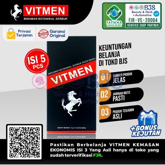 STOK TERBATAS VITMEN HERBAL ASLI + VITMEN ORIGINAL BPOM + VITMEN OBAT STAMINA PRIA KF548