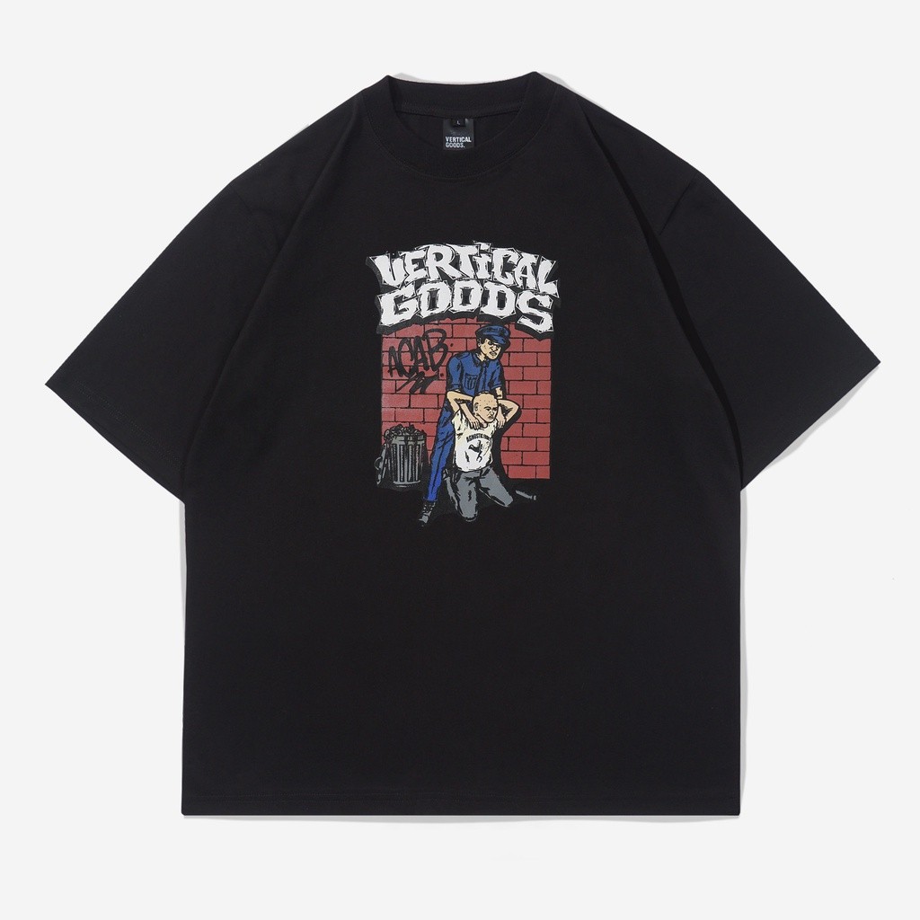 【COD】Verticalgoods | T-shirt Kaos Oversize | STIGMA Hitam (V2)