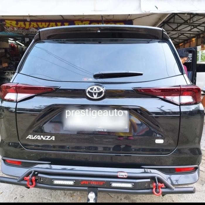 Ready Bumper guard belakang mobil Avanza 2022 ARMOR merek RHINO