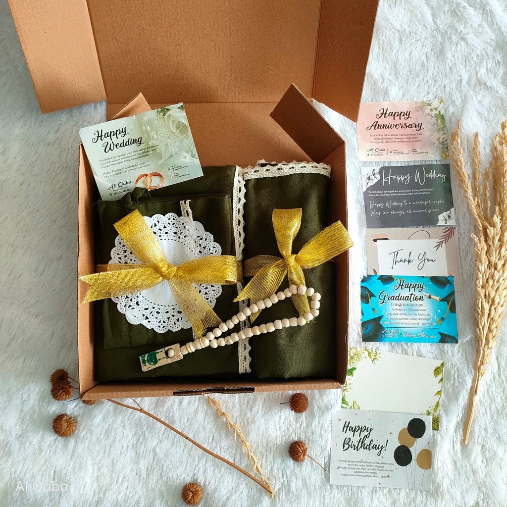 

promo terbaru hampers kado mukena untuk orang tersayang / hampers kado lebaran / hampers kado ulang