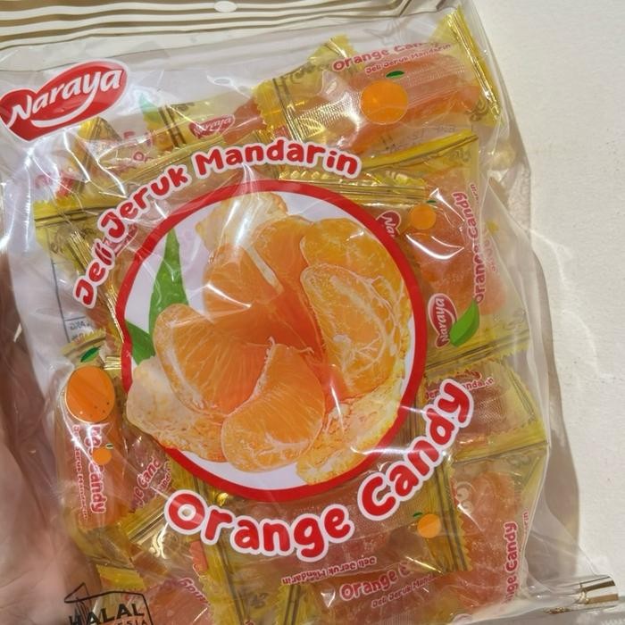 

Permen Jeli Jelly Jeruk Mandarin Naraya Hoopie 500 gram Manisan Lebaran Kue Hampers