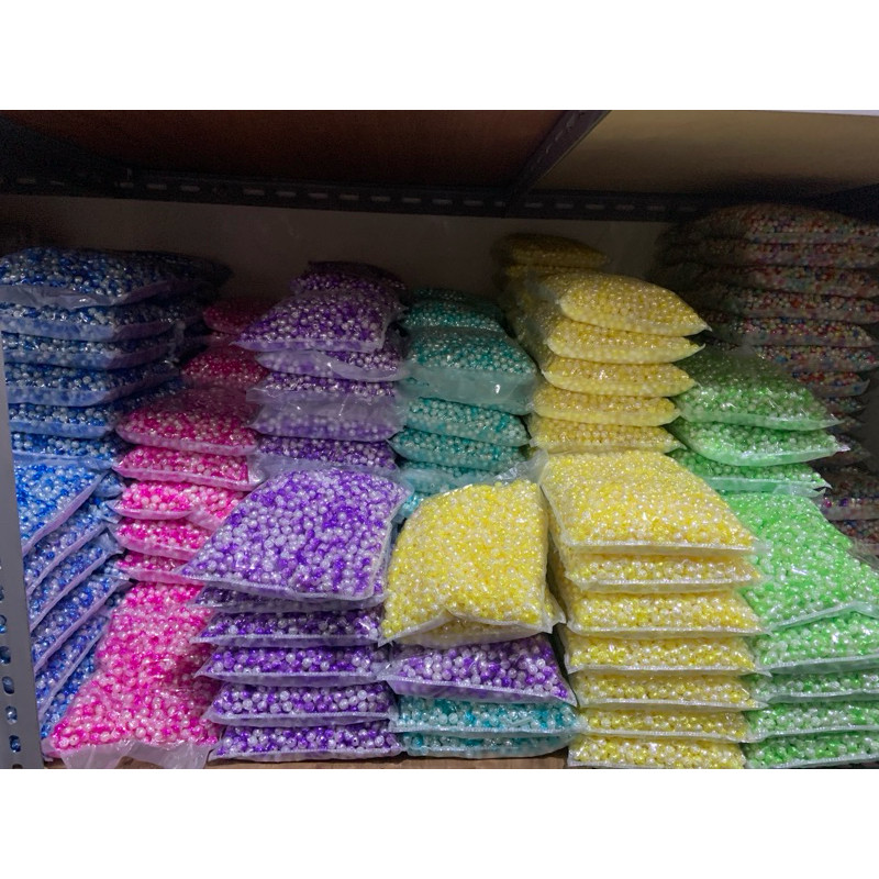 mote bunga/ manik2 bunga gradasi buat kalung ,gelang dll