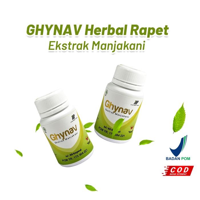 OBRAL GHYNAV Herbal Keputihan Isi 60 Kapsul - Sudah BPOM & Aman UE528