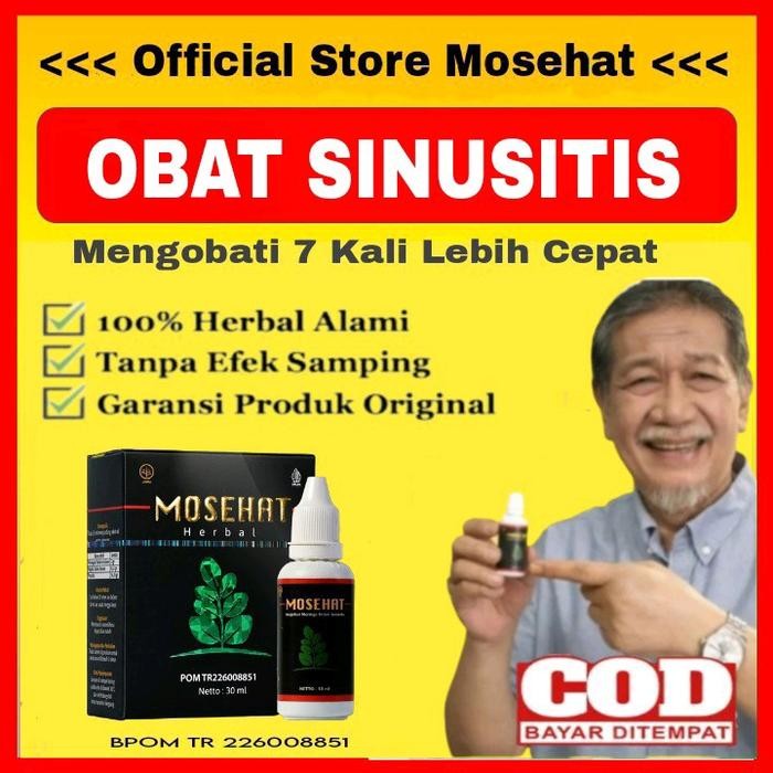 TERBARU Mosehat Sinusitis Herbal Original - BPOM PT838