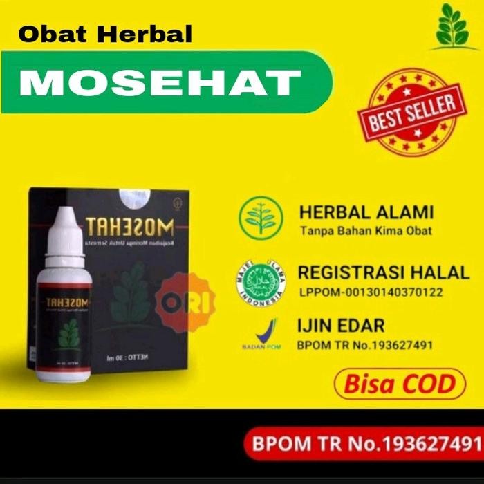 NEW Mosehat Jamu Tetes Mosehat Herbal Original BPOM IS673
