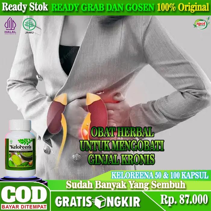 DISKON Obat Ginjal Kronis, Obat Herbal Ginjal Kotor, Batu Ginjal Sudah BPOM AO470