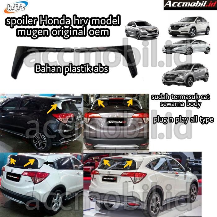 PREMIUM Spoiler honda hrv plastik model mugen spoiler hrv mugen