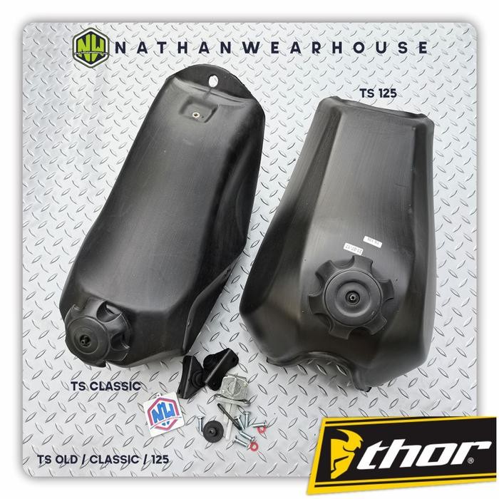 PREMIUM Tangki Tanki Plastik TRAIL TS 125 OLD ORI HITAM BLACK