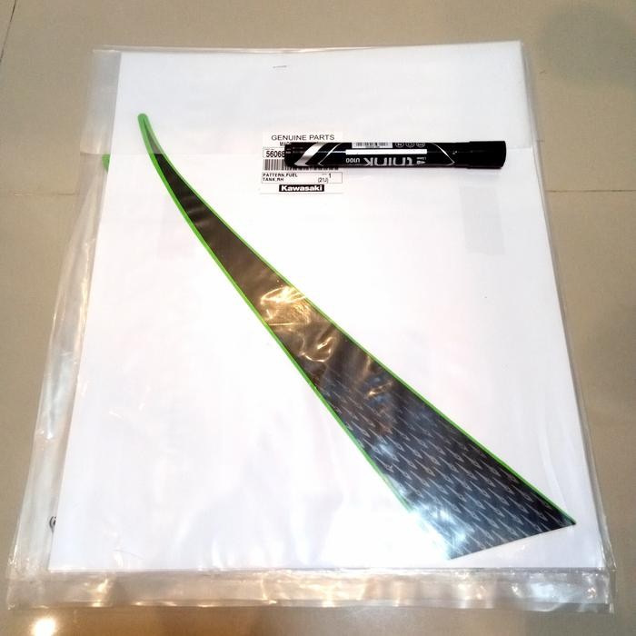 PREMIUM striping stiker tangki kanan ninja rr old se original