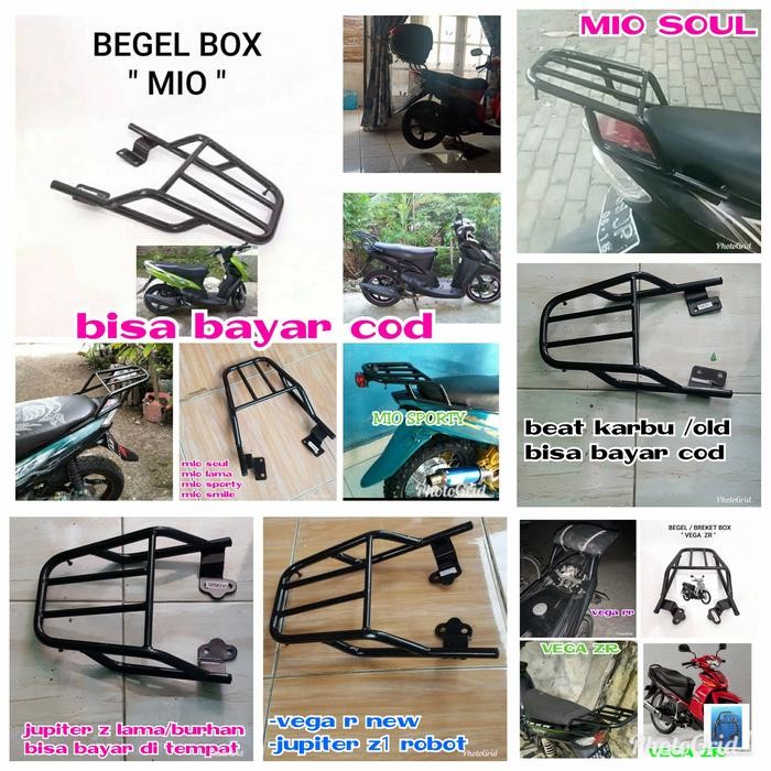 PREMIUM breket BEAT KARBU /LAMA Bracket Breket behel braket box motor