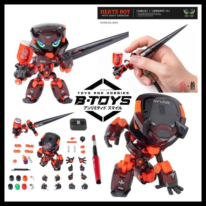 Earnestcore craft Heats Boy Black With giant airbrush limited