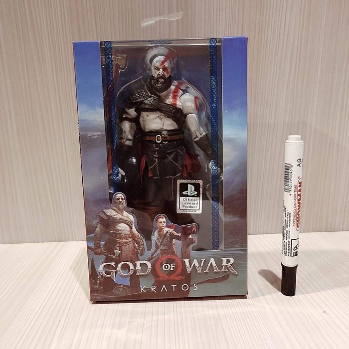 mainan action figure kratos neca god of war official licensed product