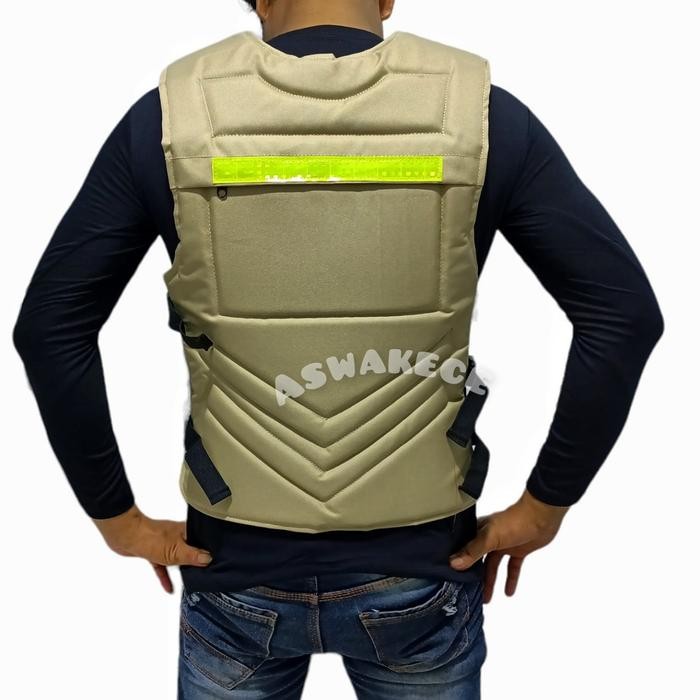 Rompi Motor Bahan Cordura Premium Pelindung Dada Dan Punggung Anti Angin