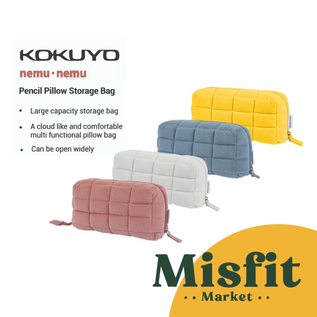 

Kokuyo NEMU NEMU Pencil Storage Bag Pen Cosmetics Electronics Gadget Make Up Case Tray