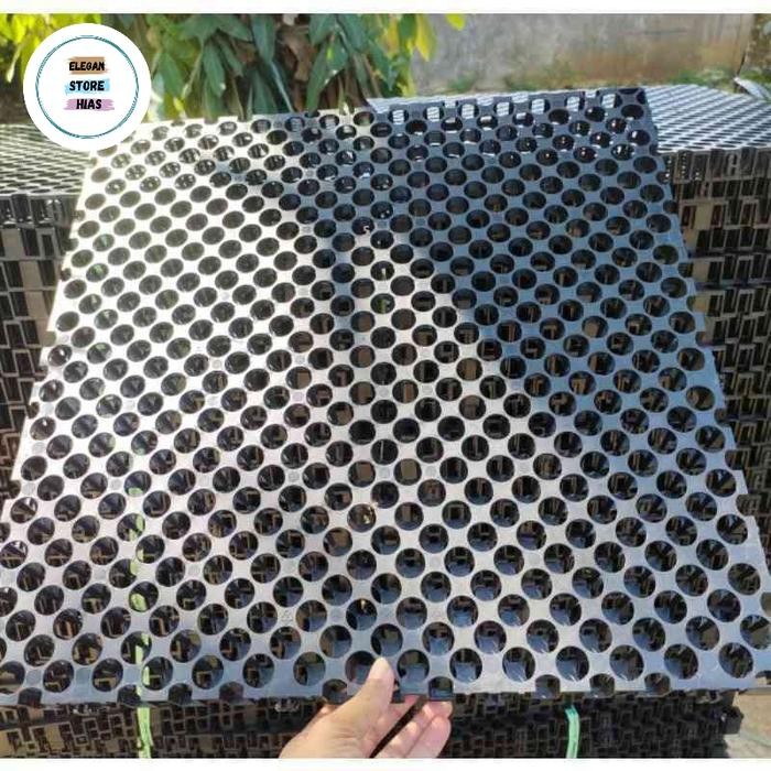 tatakan palet plastik,palet plastik untuk gudang,alas serbaguna 50x50 cm