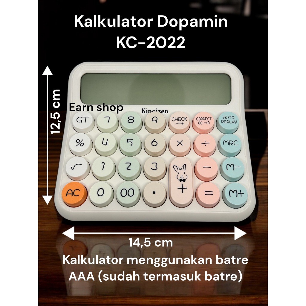 

KALKULATOR DAGANG KINCIZEN KC-2022 KALKULATOR BOBA KOREA KALKULATOR AESTATIC KALKULATOR KAYBOARD