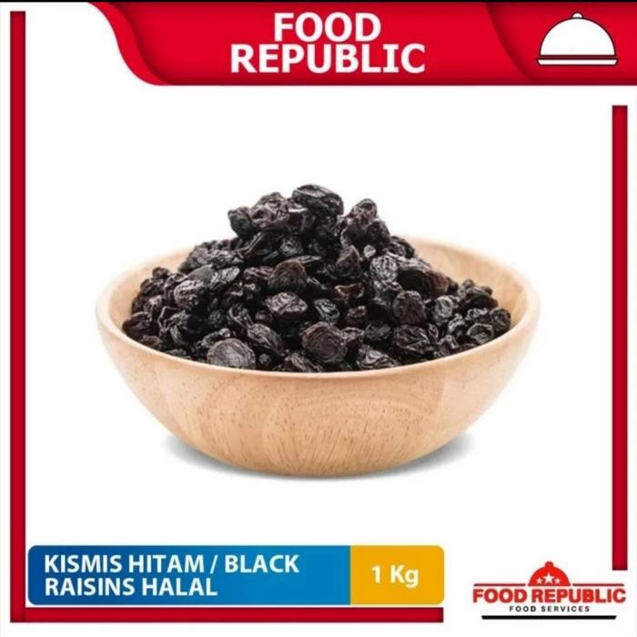 

New KISMIS HITAM / BLACK RAISIN 1KG CALIFORNIA USA HALAL PREMIUM