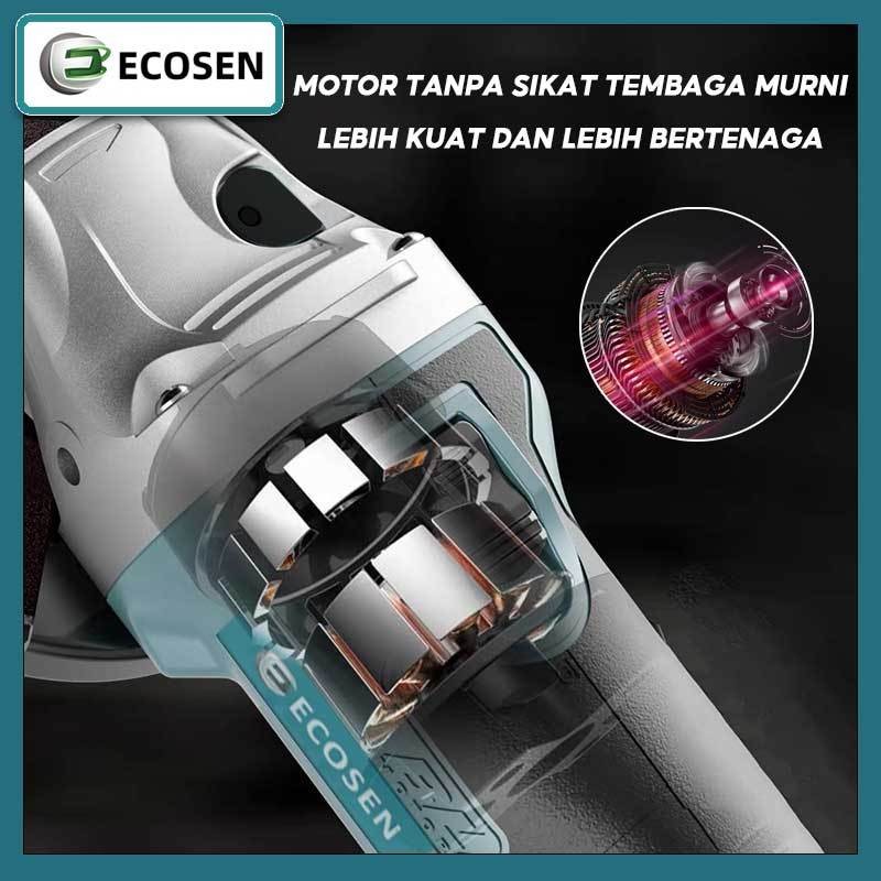 BRUSHLESS GERINDA ANGLE GRINDER CORDLESS MESIN GERINDA TANGAN ELEKTRIK GERINDA BATERAI PORTABLE ALAT