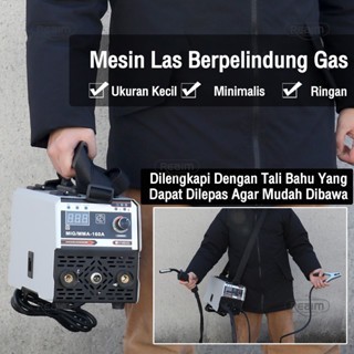 MESIN LAS MIG LAS LISTRIK INVERTER MESIN LAS TAMPILAN DIGITAL DEFINISI TINGGI MIG 250 PORTABEL