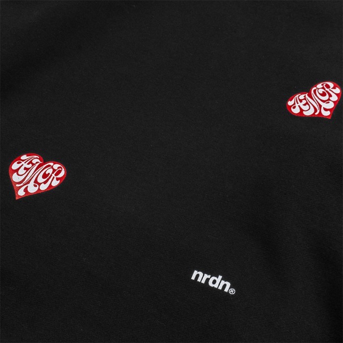 BURUAN,. NRDN CLOTHING SWEATER HOODIE AMOR