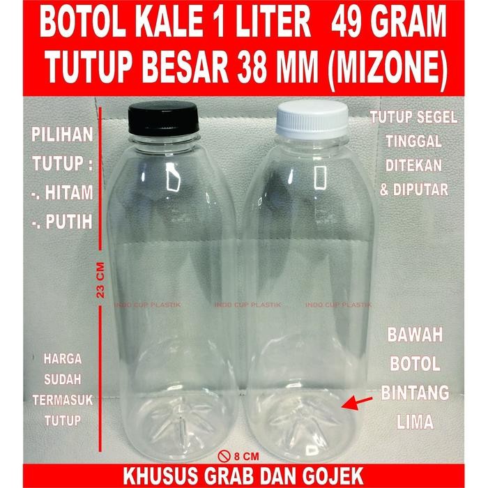 (BestSeries) Botol Kale 1 Liter - Botol Plastik 1 Liter - Botol 1 Liter