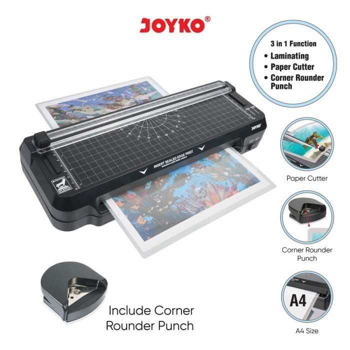 

SendToday- Mesin Laminating Joyko Lm 06 Ukuran F4 & A4 / Laminator & Paper Cutter