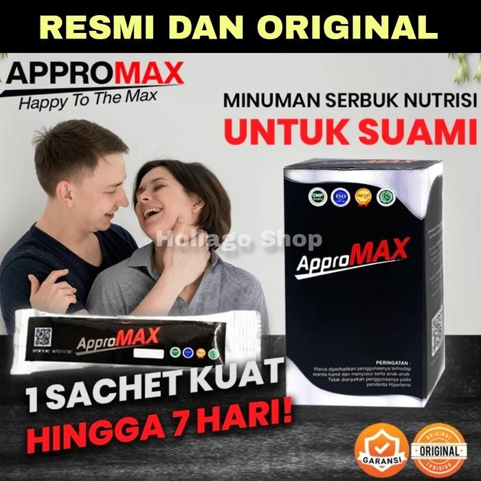 terjaminDiKita- APPROMAX- Obat Herbal Laki-laki - Meningkatkan Stamina Dan Gairah