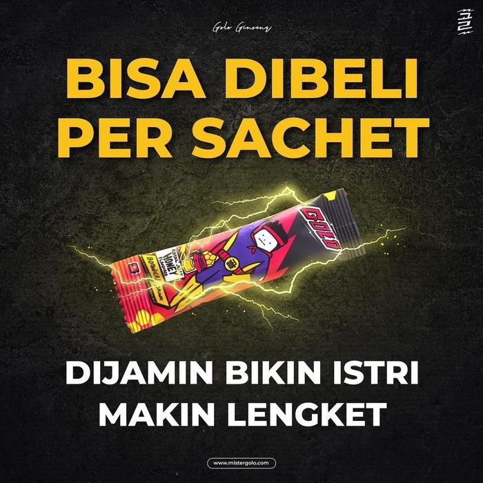 terjaminDiKita- Golo Ginseng Pria Original Sachet PRIVASI TERJAMIN BISA COD